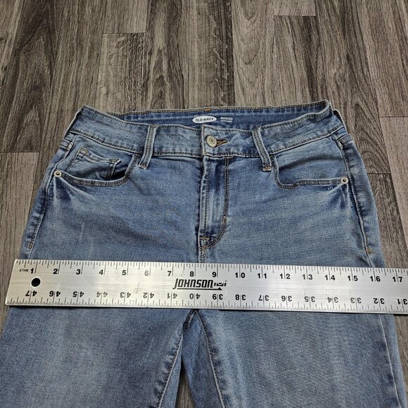 Old Navy Jeans Womens 4 Long Light Wash Rockstar Super Skinny Denim Stretch - Picture 7 of 10